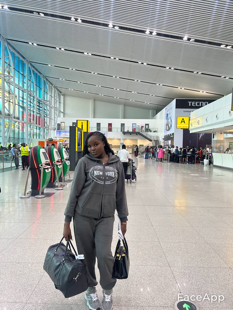 First trip outside Nigeria